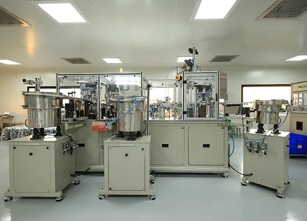 Automatic assembly line at a Sarvottam Polymers plant